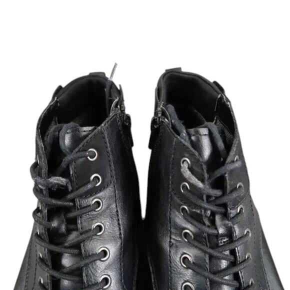 Dr Scholls Shoes Mens 12 Boots Casual Lifestyle Vandal Comfort Combat Zip Black main image 11